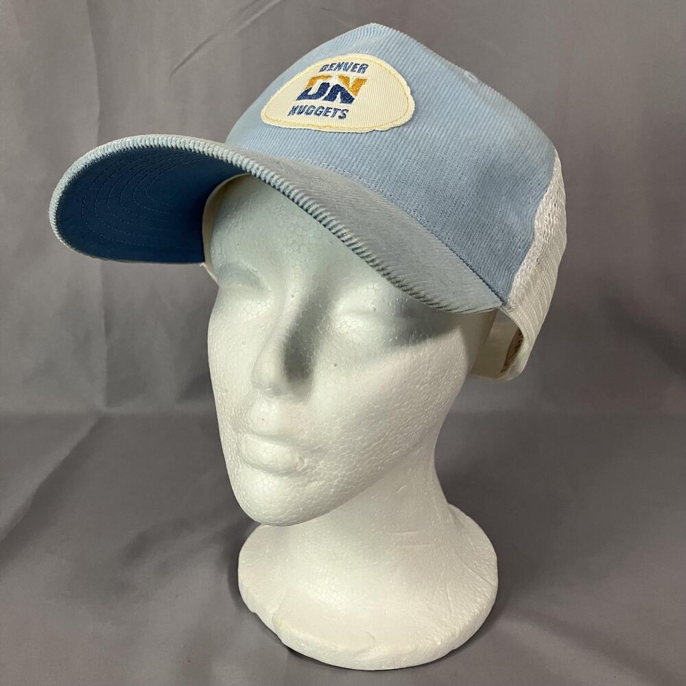 Vintage Denver Nuggets Hat Cap Snap Back‎ One Size NBA Basketball Trucker 90s